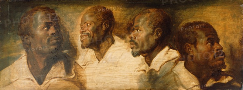 Four Studies of a Male Head