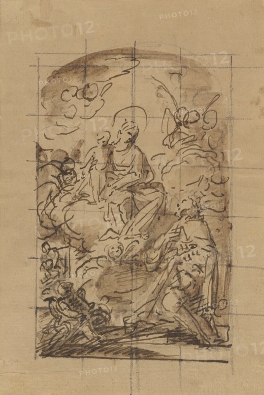 The Apparition of the Virgin and Child to Saint Louis of France