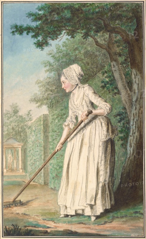 The Duchess of Chaulnes as a Gardener in an Allée