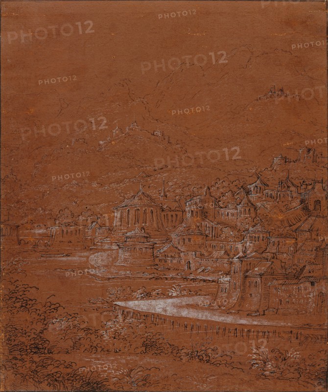 Mountain Landscape with an Imaginary City