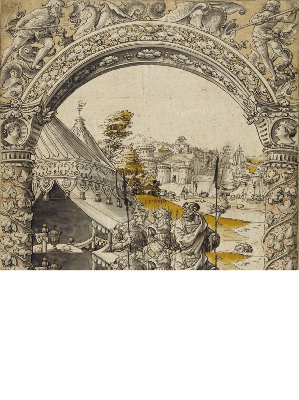 Mucius Scaevola Thrusting His Right Hand into the Flames before