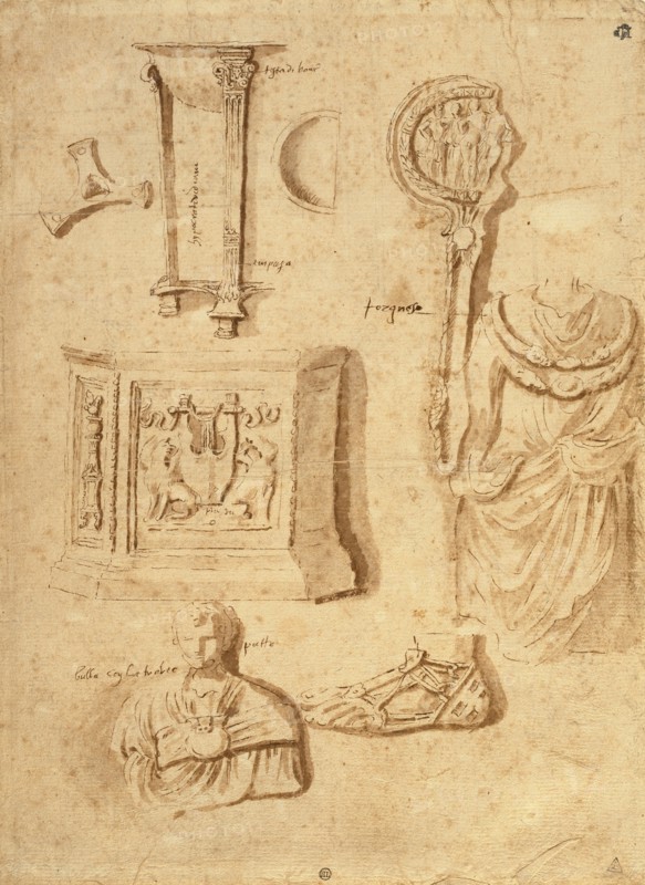 Studies of Antiquities (recto),  Studies of Antiquities (verso)