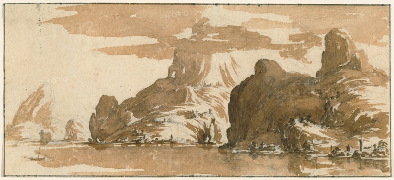 A View of Mountains Across a Lake