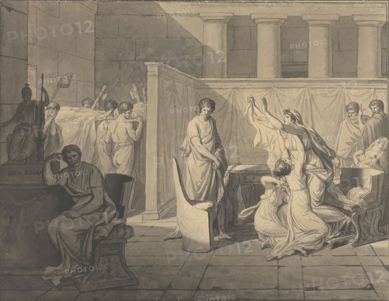 The Lictors Bringing Brutus the Bodies of His Sons
