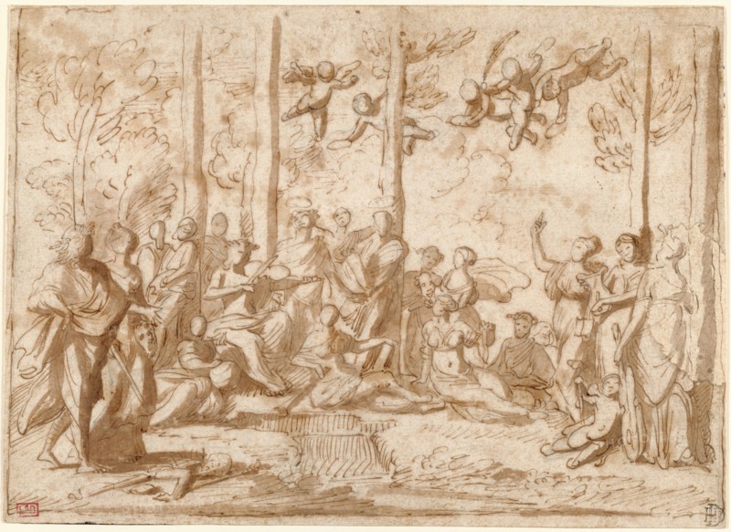 Apollo and the Muses on Mount Parnassus