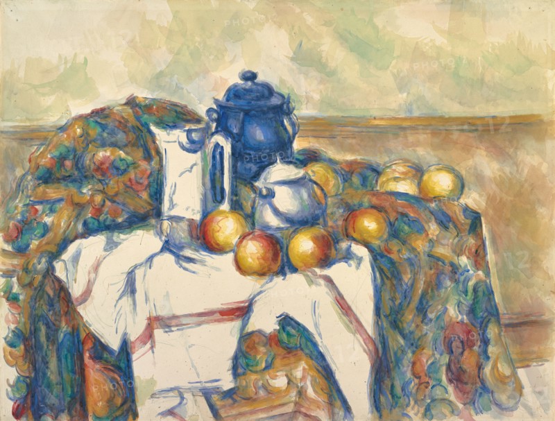 Still Life with Blue Pot