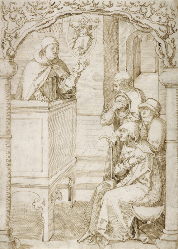 A Monk Preaching