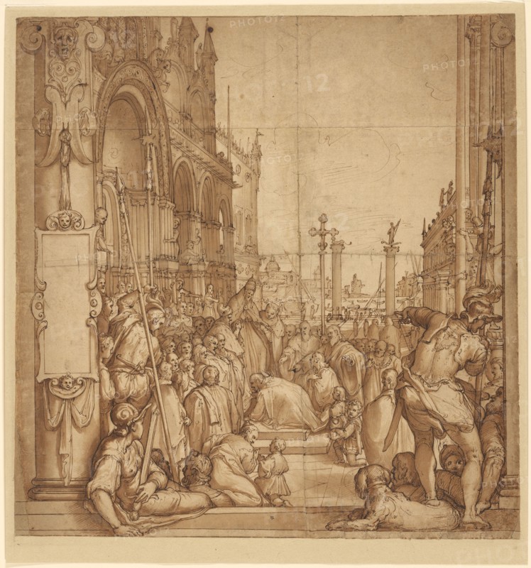 The Submission of the Emperor Frederick Barbarossa to Pope Alexa