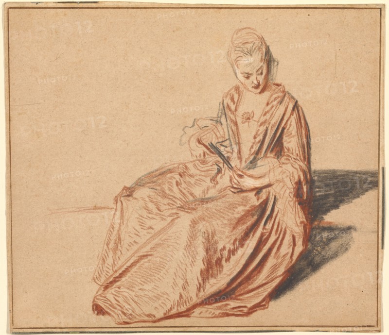 Seated Woman with a Fan