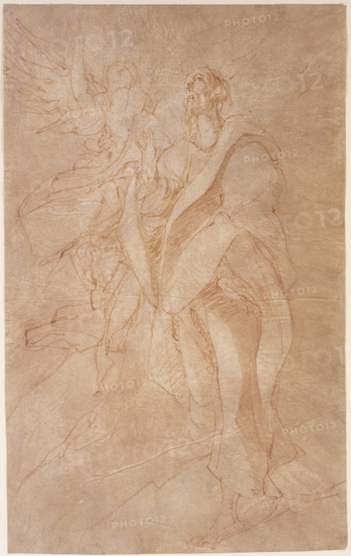 Saint John the Evangelist and an Angel