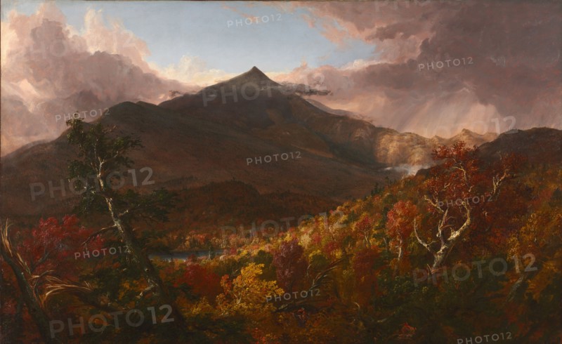 View of Schroon Mountain, Essex County, New York, After a Storm, 1838. Thomas Cole (American, 1801-1848). Oil on canvas; framed: 132.5 x 193.5 x 13 cm (52 3/16 x 76 3/16 x 5 1/8 in.); unframed: 99.8 x 160.6 cm (39 5/16 x 63 1/4 in.).