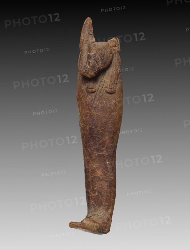 Son of Horus: Duamutef, 1000-900 BC. Egypt, Third Intermediate Period, late Dynasty 21 (1069-945 BC) or early Dynasty 22 (945-715 BC). Wax with dark amber varnish; overall: 9.3 x 2 cm (3 11/16 x 13/16 in.).