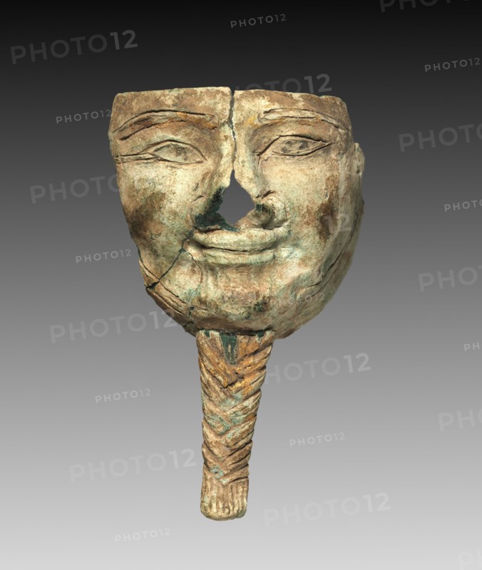 Mask, 332 BC-AD395. Egypt, probably Greco-Roman Period. Wax; overall: 10.7 x 6.7 x 3.5 cm (4 3/16 x 2 5/8 x 1 3/8 in.).