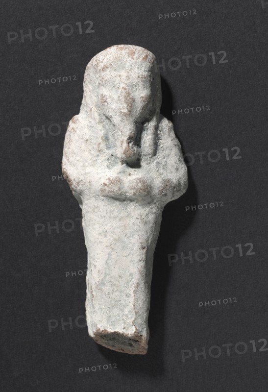 Shawabty of Ditamenpaankh, 715-656 BC. Egypt, Late Period, Dynasty 25. Terracotta; overall: 6.4 x 2.6 x 1.2 cm (2 1/2 x 1 x 1/2 in.).