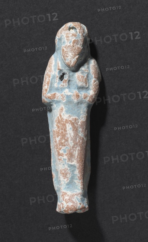 Shawabty of Ditamenpaankh, 715-656 BC. Egypt, Late Period, Dynasty 25. Terracotta; overall: 5.6 x 1.7 x 1.2 cm (2 3/16 x 11/16 x 1/2 in.).