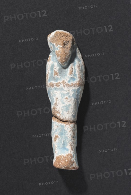 Shawabty of Ditamenpaankh, 715-656 BC. Egypt, Late Period, Dynasty 25. Terracotta; overall: 5.9 x 1.7 x 1.3 cm (2 5/16 x 11/16 x 1/2 in.).