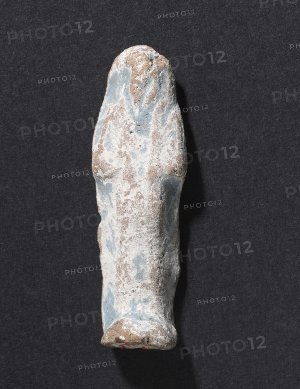 Shawabty of Ditamenpaankh, 715-656 BC. Egypt, Late Period, Dynasty 25. Terracotta; overall: 4.8 x 1.5 x 1.2 cm (1 7/8 x 9/16 x 1/2 in.).