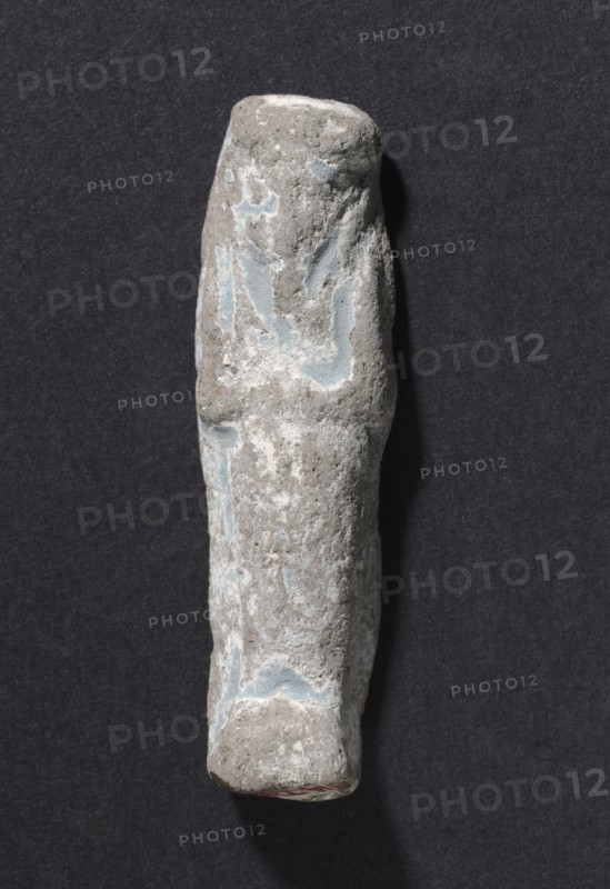 Shawabty of Ditamenpaankh, 715-656 BC. Egypt, Late Period, Dynasty 25. Terracotta; overall: 5.7 x 1.6 x 1 cm (2 1/4 x 5/8 x 3/8 in.).