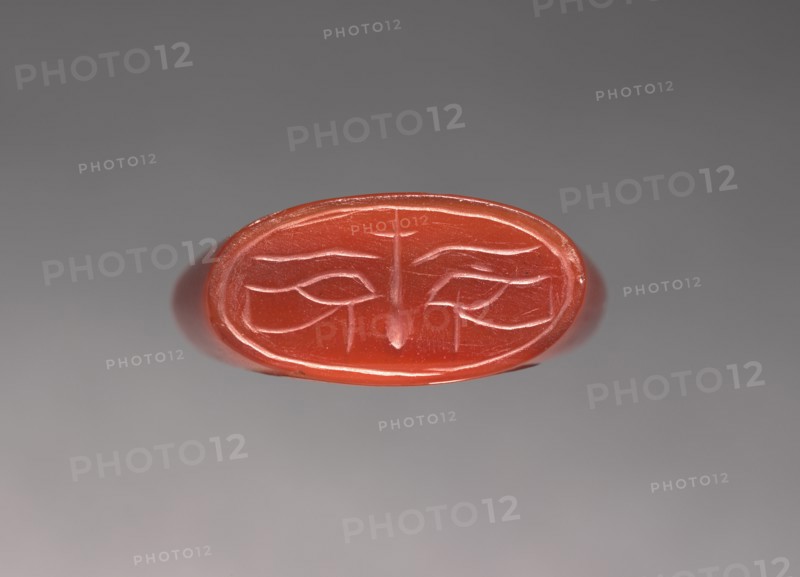 Finger Ring, 1540-1186 BC. Egypt, New Kingdom, Dynasties 18 (1540-1296) -19 (1295-1186 BC). Carnelian; diameter: 2.2 cm (7/8 in.); bezel: 1.8 cm (11/16 in.).