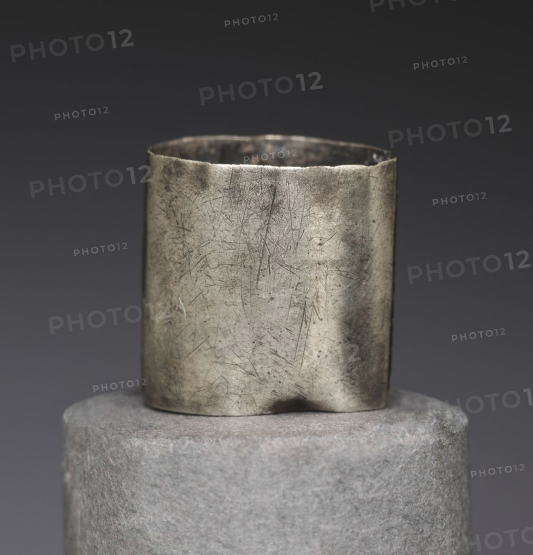 Element of Wig Decoration, 1980-1801 BC, Egypt, Middle Kingdom, Dynasty 12, Silver