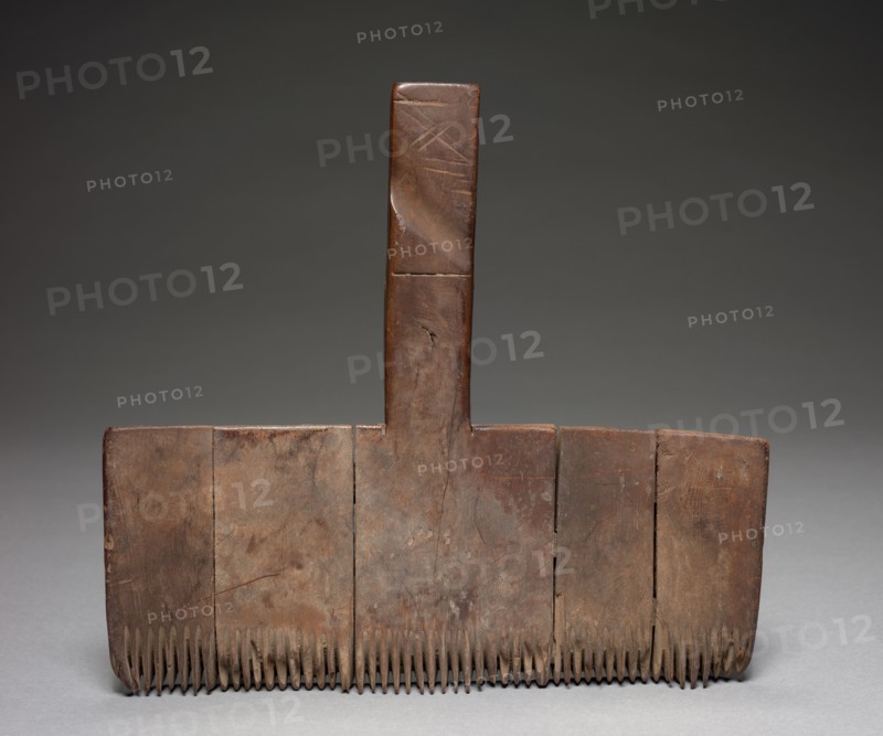 Carding Tool, Ptolemaic dynasty (or later). Egypt, Ptolemaic Dynasty (or later). Wood; overall: 25 cm (9 13/16 in.).