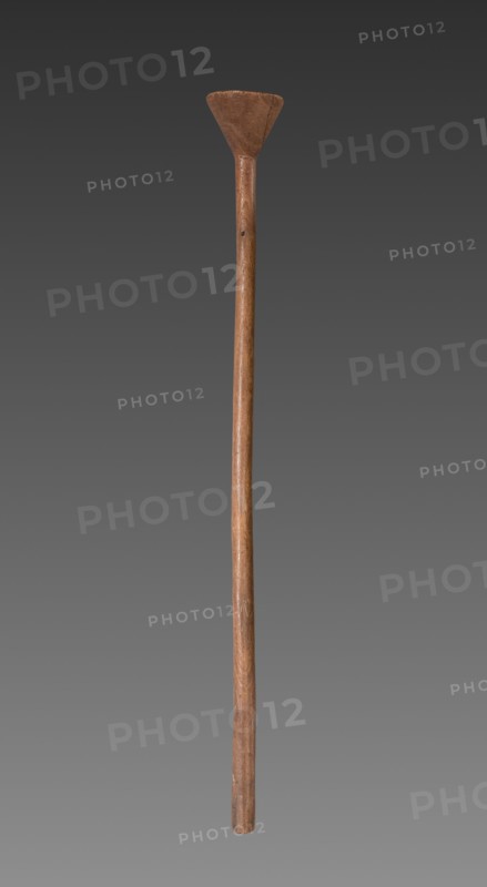 Wooden Staff or Support, Middle Kingdom, Dynasty 11-12, 2040-1914 BC. Egypt, Middle Kingdom, Dynasty 11-12, 2040-1814 BC. Wood; overall: 52.1 cm (20 1/2 in.).