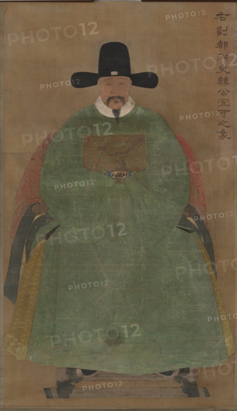 Han Yige, c. 1368-1644. China, Ming dynasty (1368-1644). Hanging scroll, color on silk; painting: 142.9 x 82.1 cm (56 1/4 x 32 5/16 in.).