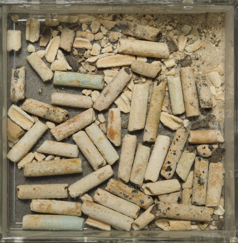Necklace, 2040-1648 BC. Egypt, Middle Kingdom. Faience; overall: 36 cm (14 3/16 in.).