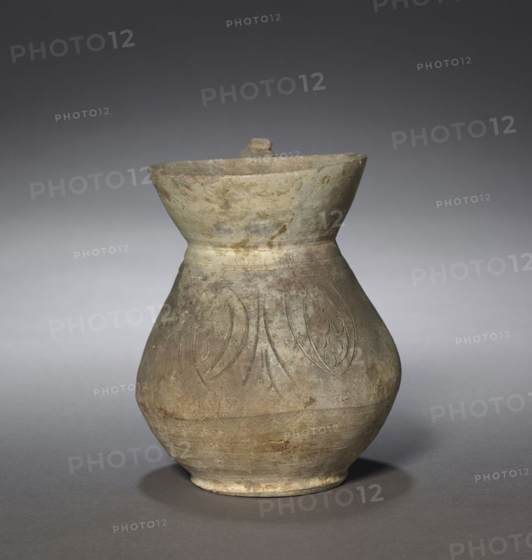 Jug, 900s-1100s. Iran, Samanid Period, 10th-12th Century. Earthenware; overall: 14 x 12 cm (5 1/2 x 4 3/4 in.).