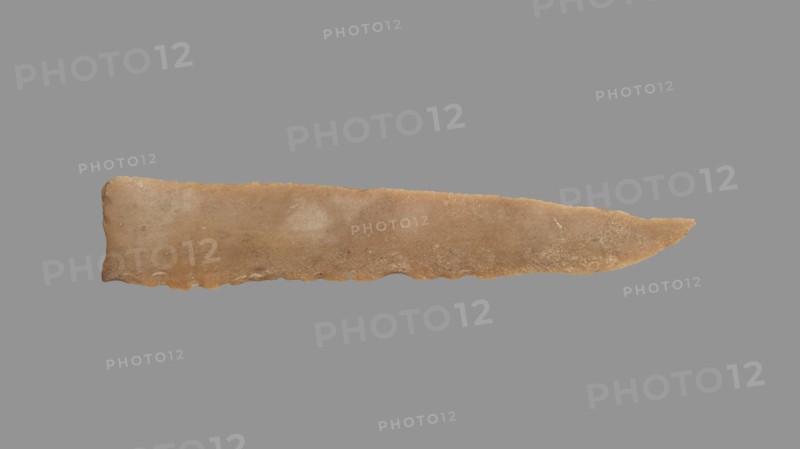 Sickle Blade, 1980-1801 BC. Egypt, Middle Kingdom, Dynasty 12. Flint; overall: 5 cm (1 15/16 in.).