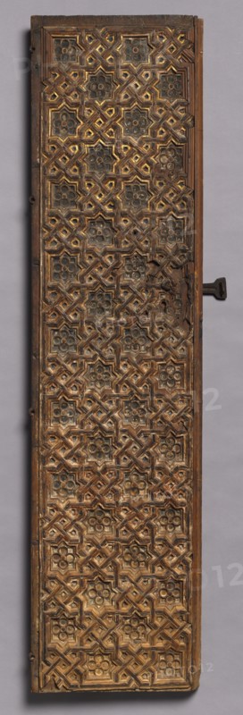 Pair of Doors (left door), early 1400s. Spain, early 15th century. Gilded and painted wood (pine); overall: 170.2 x 86.4 cm (67 x 34 in.)