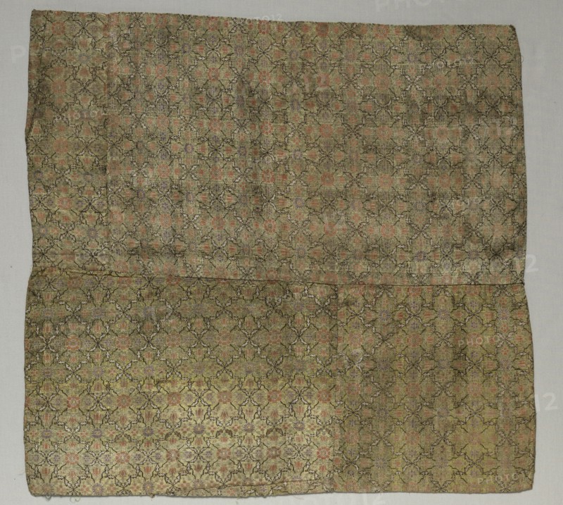 Fragment, 1700s. Iran, 19th c.. Silk taquete; overall: 59.7 x 62.9 cm (23 1/2 x 24 3/4 in.)