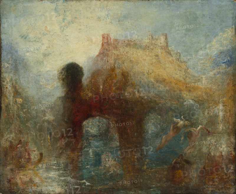 Queen Mab's Cave, after 1846. Imitator of Joseph Mallord William Turner (British, 1775-1851). Oil on fabric; unframed: 73 x 89.5 cm (28 3/4 x 35 1/4 in.)