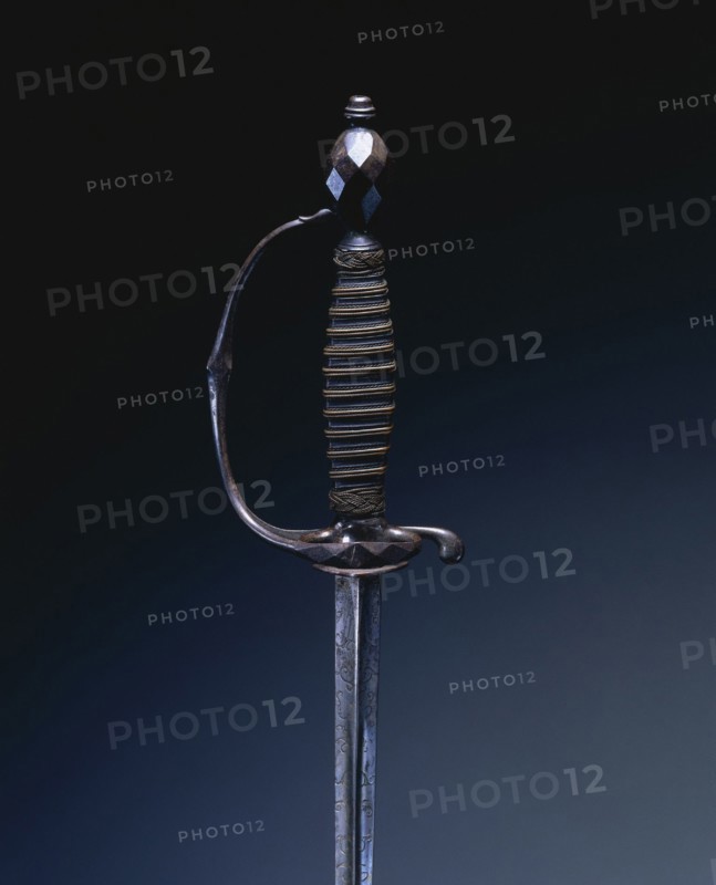 Small Sword, c. 1700. Italy (?), early 18th Century. Steel, wood, copper wire; overall: 100.3 cm (39 1/2 in.); blade: 83.7 cm (32 15/16 in.); guard: 10.5 cm (4 1/8 in.).