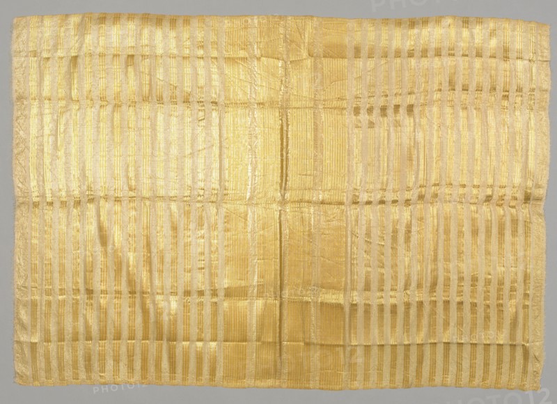 Fragment of Gold Cloth, 1800s. India, 19th century. Silk, metallic thread; overall: 135 x 94 cm (53 1/8 x 37 in.)