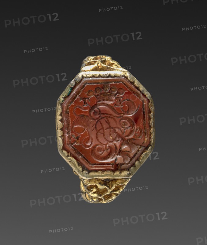 Seal Ring, 1700s. Germany, 18th century. Gilded metal; diameter: 2.1 cm (13/16 in.).