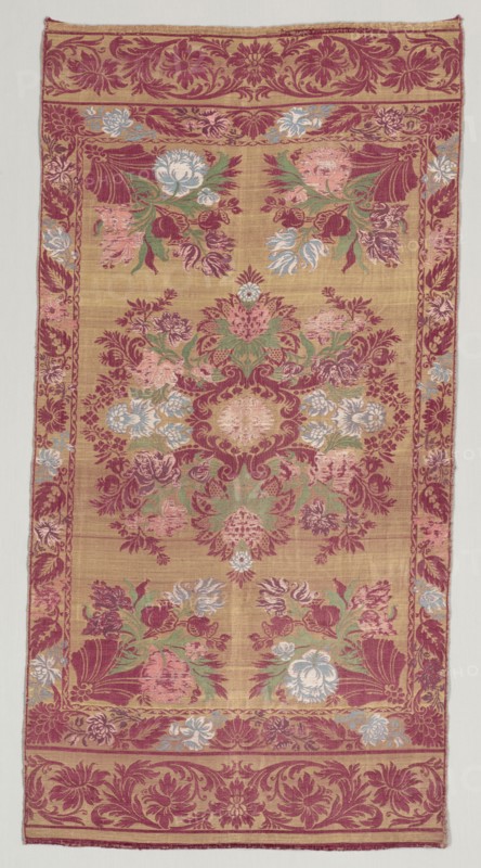 Cover, 1600s - 1700s. Italy, 17th-18th century. Plain compound satin; overall: 126.3 x 65.4 cm (49 3/4 x 25 3/4 in.)