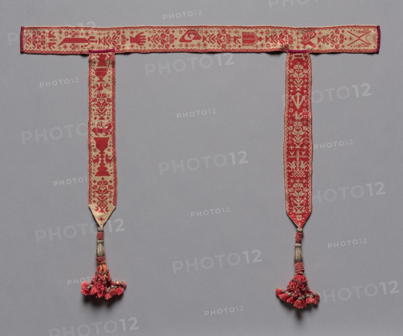 Knitted Bible Mark (Two of Four), 18th-19th century. Spain, 18th-19th century. Knitted silk; overall: 54.5 x 73.5 x 2.5 cm (21 7/16 x 28 15/16 x 1 in.)