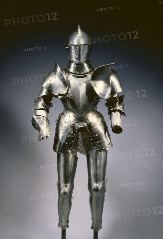 Tilting Suit (composed), c. 1560-1580. South Germany, 16th century. Steel, leather straps, brass rivets