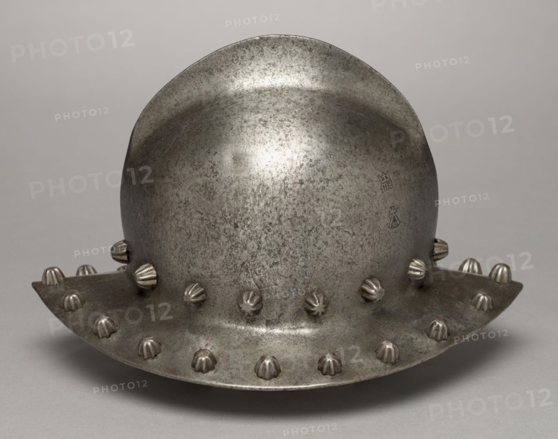 War Hat (or Kettle Hat), c. 1475-1500. Workshop of Antonio Missaglia (Italian, 1416/17-1495/96). Steel; overall: 36 x 22 x 26.6 cm (14 3/16 x 8 11/16 x 10 1/2 in.).