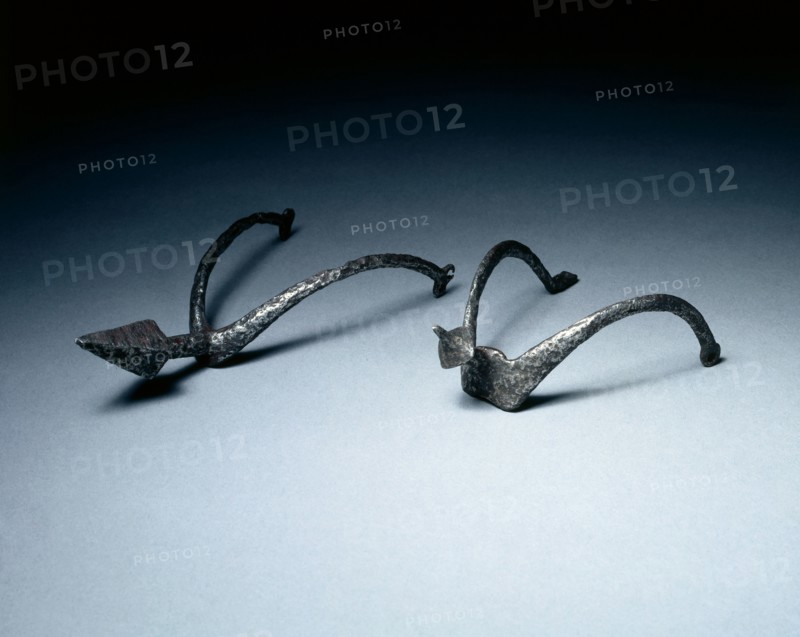 Pricked Spur, 1200s. Spain, 13th century. Steel; overall: 14.9 x 7.9 cm (5 7/8 x 3 1/8 in.).
