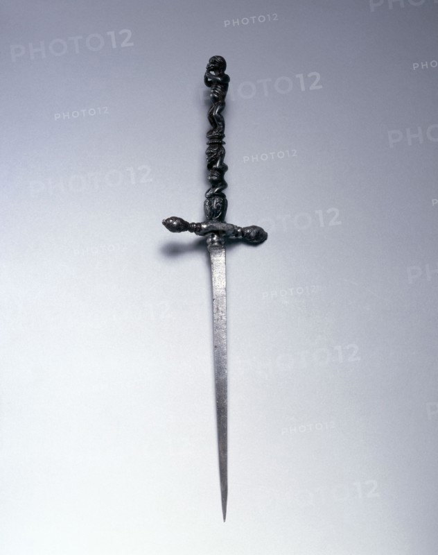 Stiletto, c. 1650. Italy, Brescia, 17th century. Steel; overall: 23.4 cm (9 3/16 in.); blade: 14.3 cm (5 5/8 in.); quillions: 6 cm (2 3/8 in.).
