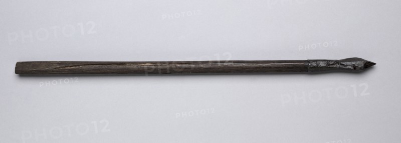 Crossbow Bolt, 1500s-1600s. Germany, 16th-17th century. Wood, leather, steel; average: 37.2 cm (14 5/8 in.)
