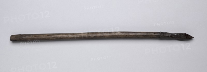 Crossbow Bolt, 1500s-1600s. Germany, 16th-17th century. Wood, leather, steel; average: 37.2 cm (14 5/8 in.)