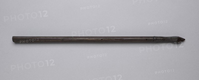 Crossbow Bolt, 1500s-1600s. Germany, 16th-17th century. Wood, leather, steel; average: 37.2 cm (14 5/8 in.)
