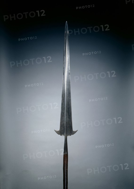 Partisan, c. 1550-1600. Italy, 16th century. Steel, etched; oval wood haft; overall: 236.2 cm (93 in.); blade: 17.1 cm (6 3/4 in.).