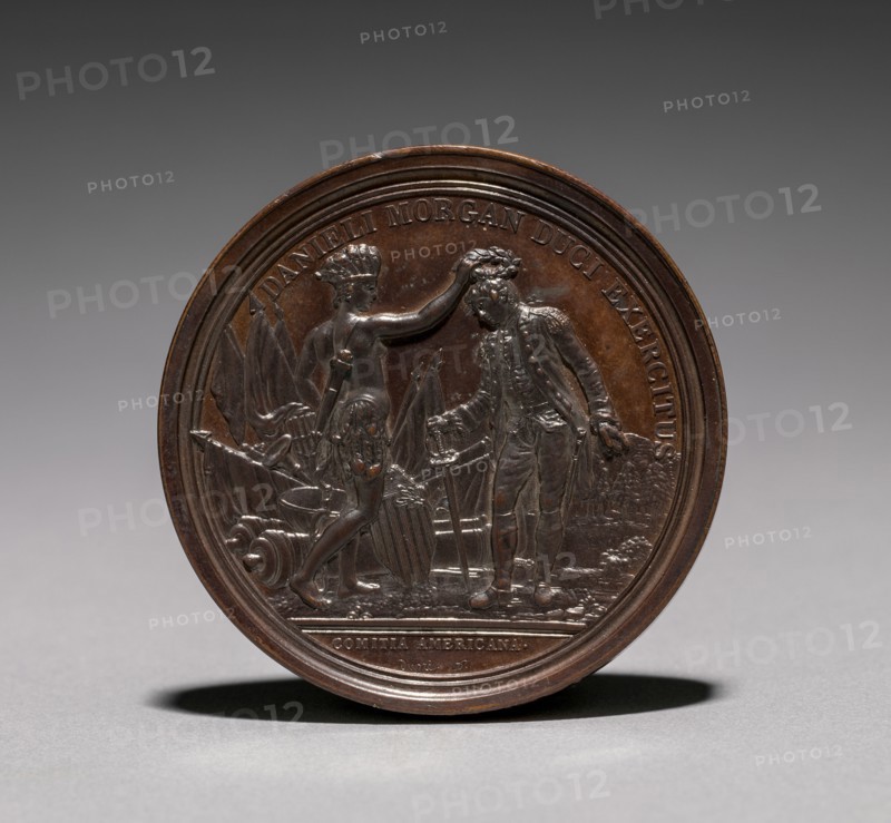 Medal: Daniel Morgan (obverse). Jules Dupré (French, 1811-1889). Bronze; diameter: 5.8 cm (2 5/16 in.).
