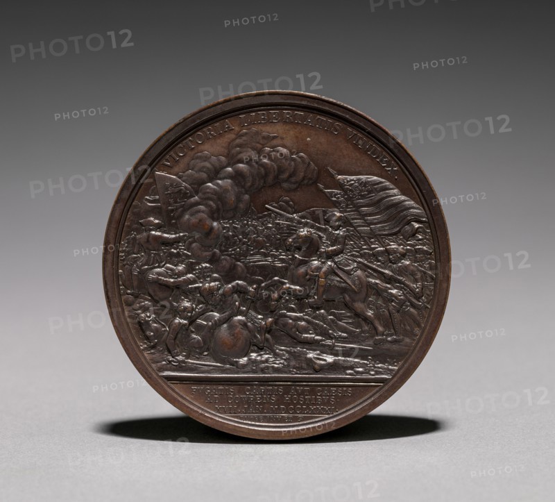 Medal: Daniel Morgan (reverse). Jules Dupré (French, 1811-1889). Bronze; diameter: 5.8 cm (2 5/16 in.).