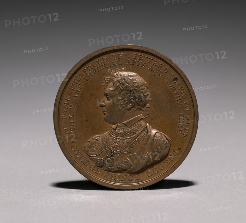 Medal: George, Prince Regent (obverse). Thomas Wyon (British, 1792-1817). Bronze; diameter: 5.1 cm (2 in.).