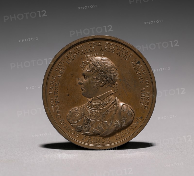 Medal: George, Prince Regent. Thomas Wyon (British, 1792-1817). Bronze; diameter: 5.1 cm (2 in.).